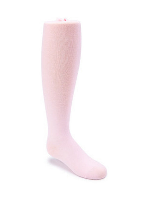 Big Girls Pink Solid Color Trendy Soft Cotton Footed Tights 8-13 - SophiasStyle.com